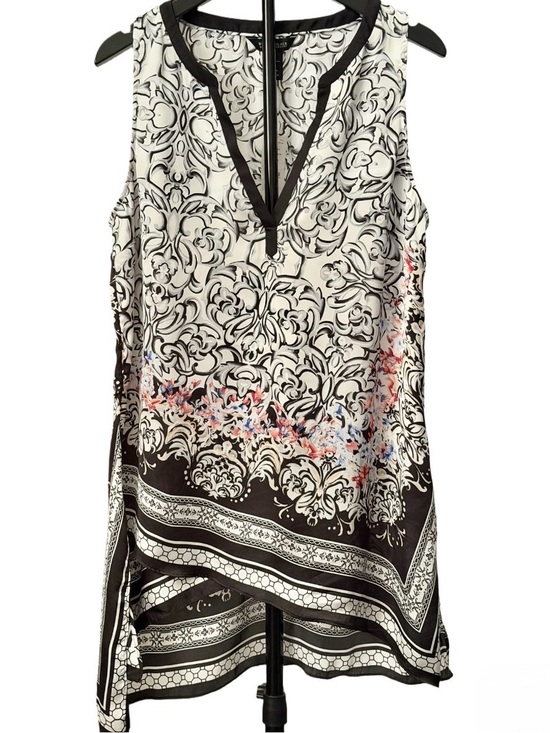 White House Black Market Tops - White House Black Market Sleeveless Asymmetrical V-Neck Tunic Top